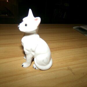 vintage fine china cat figure.